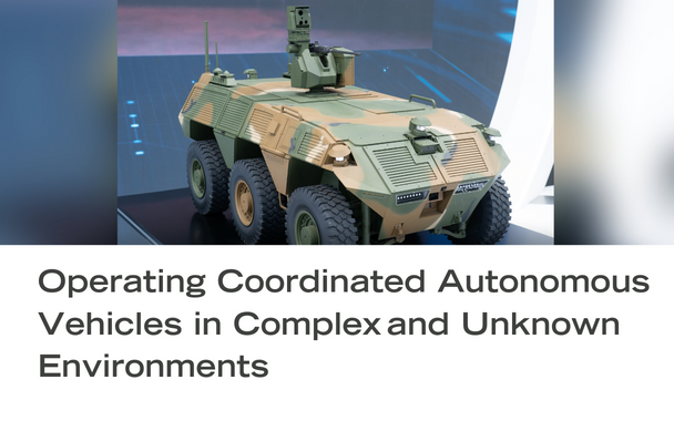 Dr. Brendan Englot, Associate Professor, Stevens Institute of Technology, is working with U.S. Army DEVCOM Armaments Center to develop a coordinated team of intelligent unmanned ground vehicles capable of producing LIDAR-based mapping in GPS denied environments.