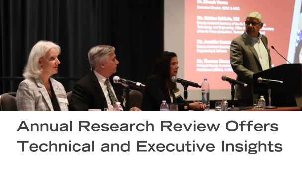 Four special guest DoD leaders, several SERC researchers from across the university network, and a range of industry partners gathered for the 16th annual SERC Research Review in Washington, DC.